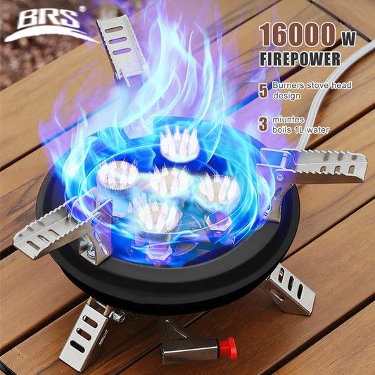 BRS-201A Portable Camping Gas Stove 16000W High Pressured Propane Butane Gas